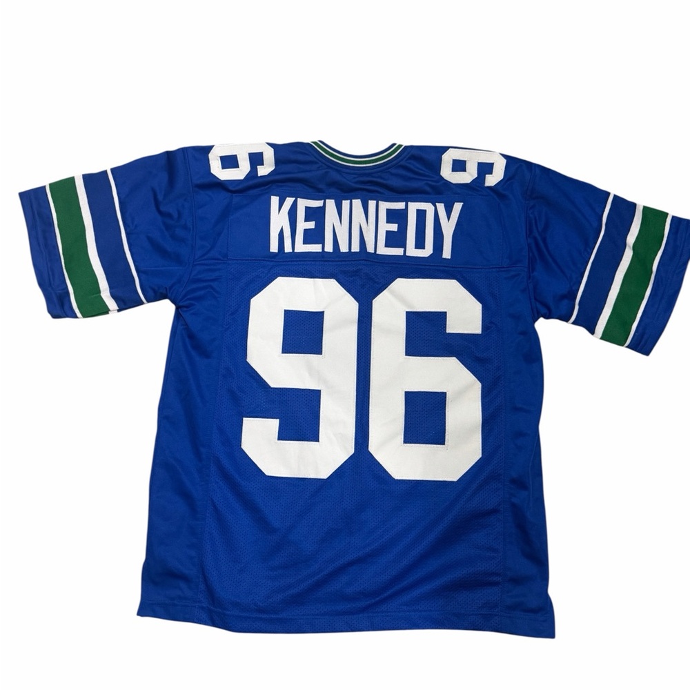 Blue and White Men's Jersey - Picture 2 of 5